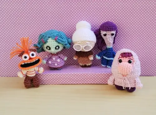 Coleção Divertidamente 2 Amigurumi