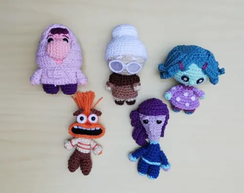 Coleção Divertidamente 2 Amigurumi
