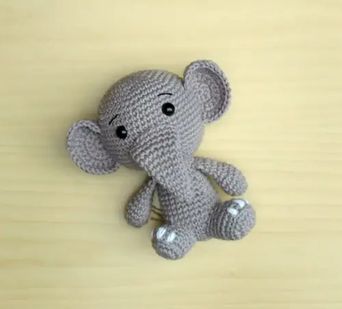 Combo Safári - Elefante-girafa-macaco-leão Amigurumi