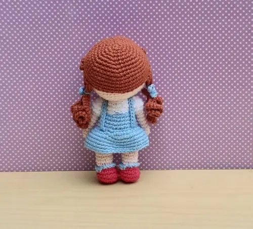 Dorothy (o Mágico de Oz) Amigurumi