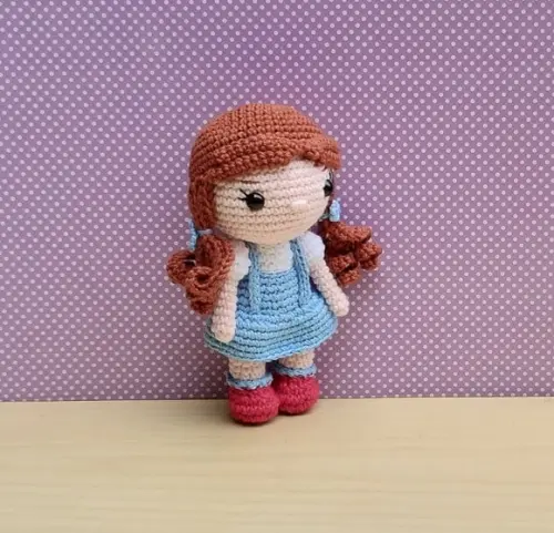 Dorothy (o Mágico de Oz) Amigurumi