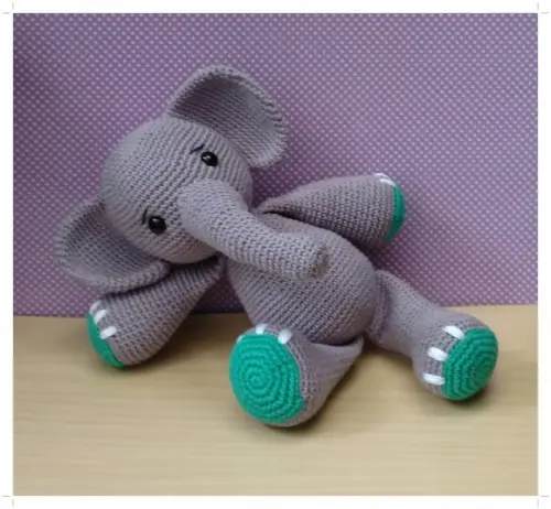 Elefante Nuno Amigurumi