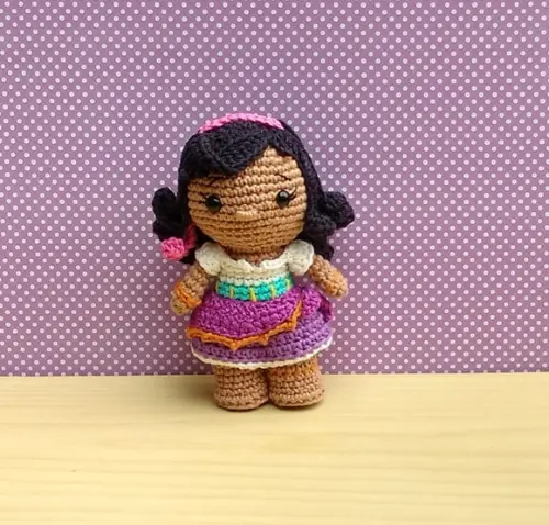 Esmeralda (o Corcunda de Notredame) Amigurumi Pronta Entrega