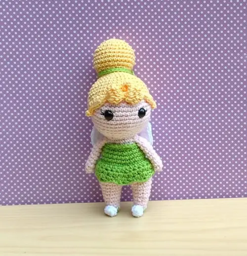 Fada Tinkerbell (sininho) Amigurumi