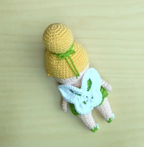 Fada Tinkerbell (sininho) Amigurumi