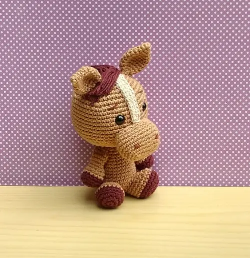 Fazendinha Baby - Cavalo Amigurumi