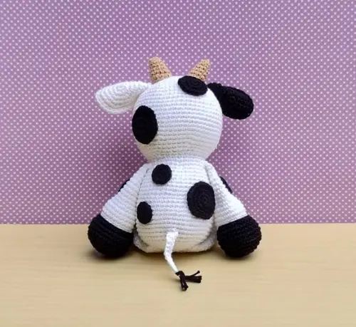 Fazendinha Vaca Milu Amigurumi * Pronta Entrega