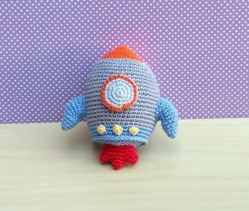 Foguete Niko Amigurumi