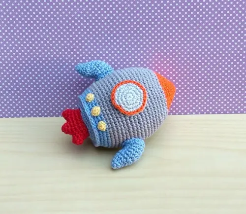Foguete Niko Amigurumi
