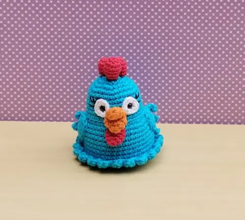 Galinha Pintadinha 12cm Amigurumi