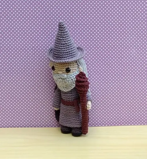 Gandalf, o Cinzento ( o Senhor dos Anéis ) Amigurumi