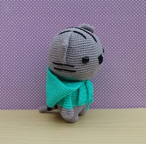 Gato Hipster Milo Amigurumi
