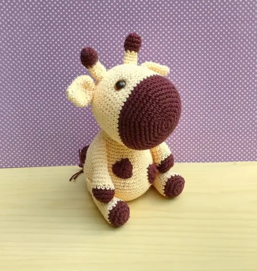 Girafa Kirin Amigurumi