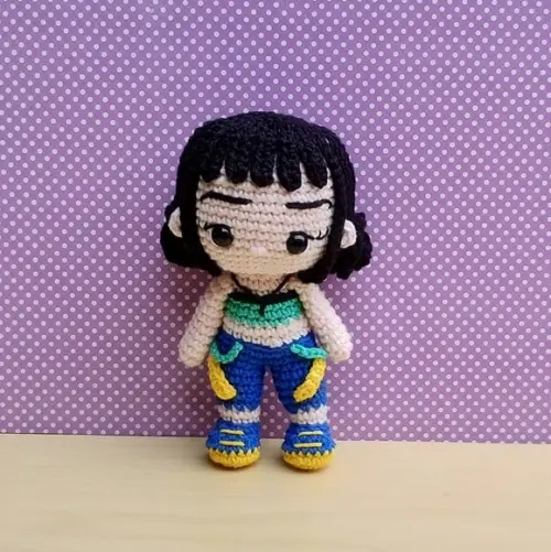 Guerreiras do K-pop - Huntrix - Zoey Amigurumi