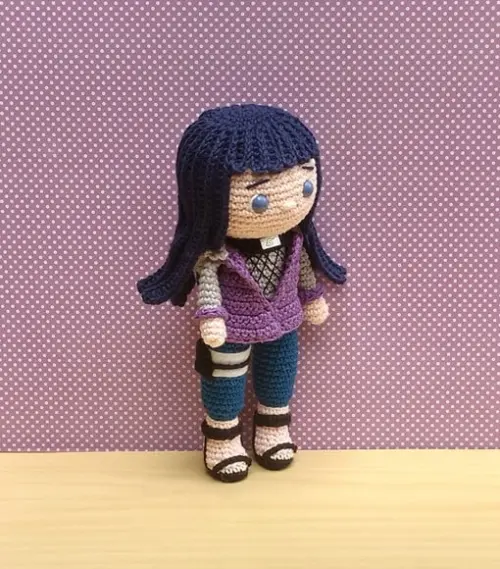 Hinata Hyuga 30cm ( Naruto Shippuden) Amigurumi