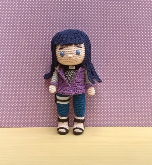 Hinata Hyuga 30cm ( Naruto Shippuden) Amigurumi