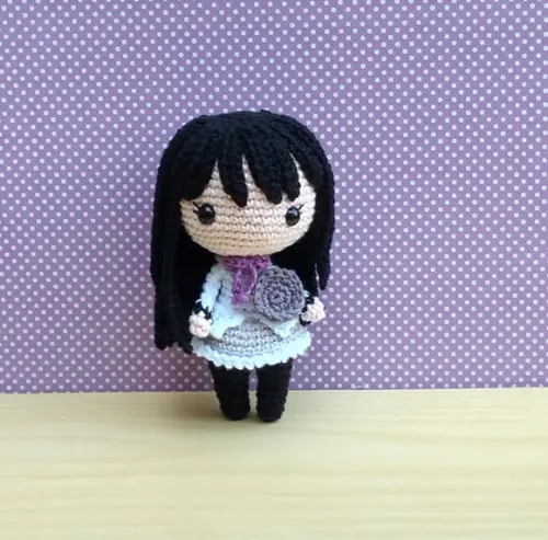 Homura Akemi (madoka Mágica) Amigurumi