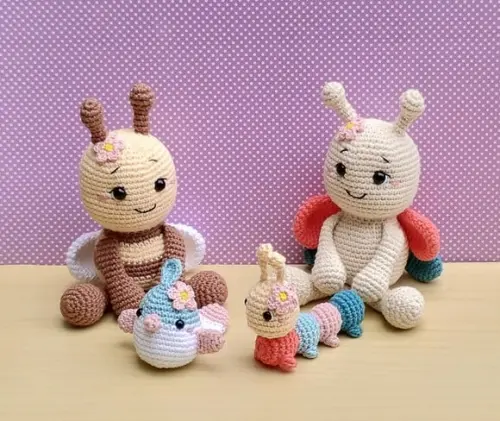 Kit Jardim Encantado Amigurumi