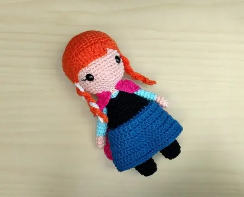 Kit Princesas Elsa e Anna Amigurumi - Frozen
