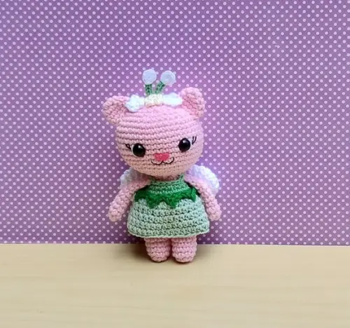 Kitty Fada ( a Casa Mágica da Gabby) Amigurumi