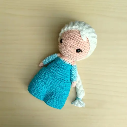 Kit Princesas Elsa e Anna Amigurumi - Frozen