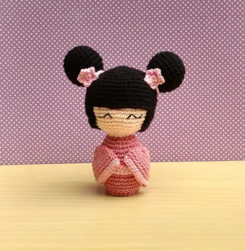Kokeshi Hanako Amigurumi