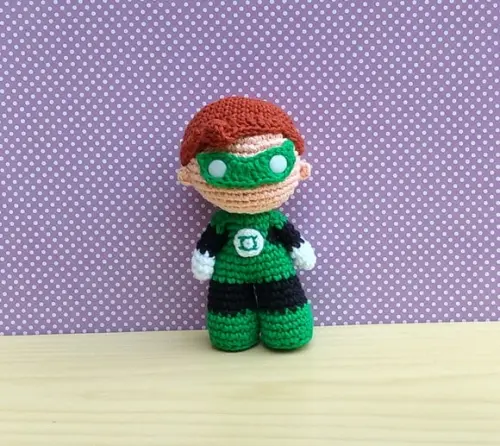 Lanterna Verde Amigurumi
