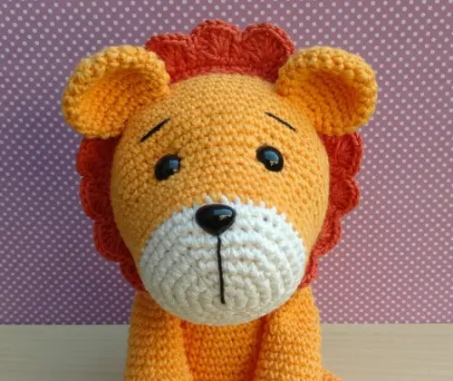 Leão Arthur Amigurumi