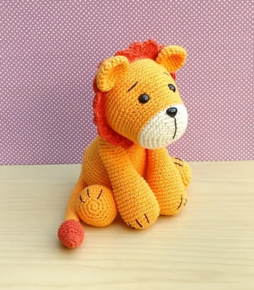 Leão Arthur Amigurumi