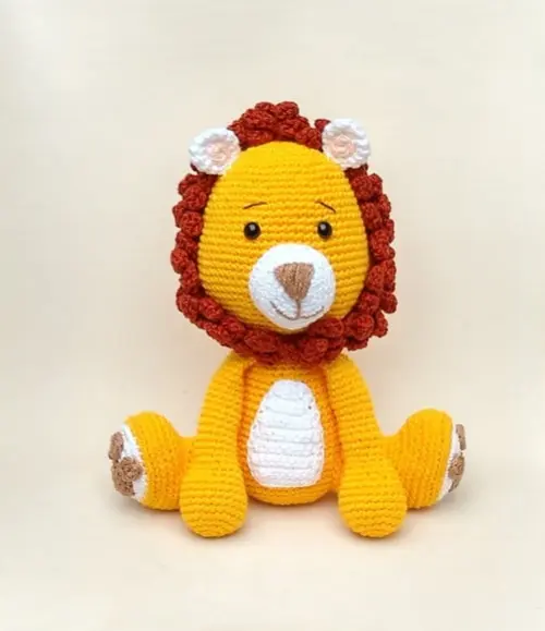 Leão Dudu Amigurumi