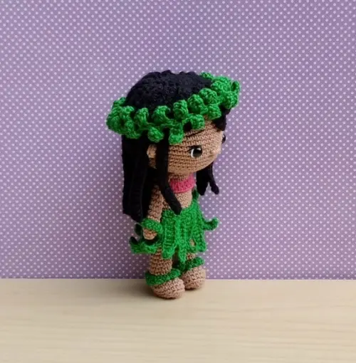 Lilo Hula Amigurumi - Lilo & Stitch