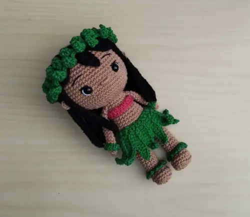 Lilo Hula Amigurumi - Lilo & Stitch