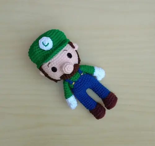 Luigi Coleção 2 ( Mario Bros - Game) Amigurumi