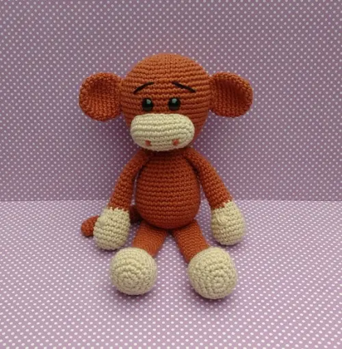 Macaco Maverick Amigurumi