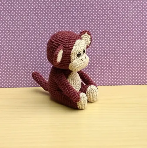 Macaco Melvin Amigurumi