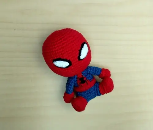 Menino Aranha (homem Aranha) Amigurumi