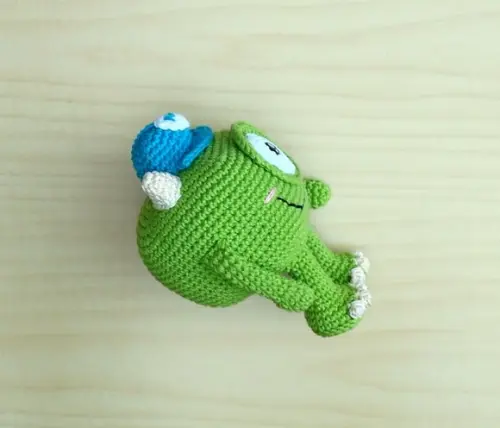 Mike Wazowski (monstros Sa) Amigurumi
