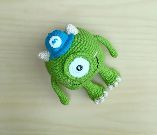 Mike Wazowski (monstros Sa) Amigurumi