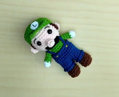 Mini Luigi ( Mario Bros - Game) Amigurumi