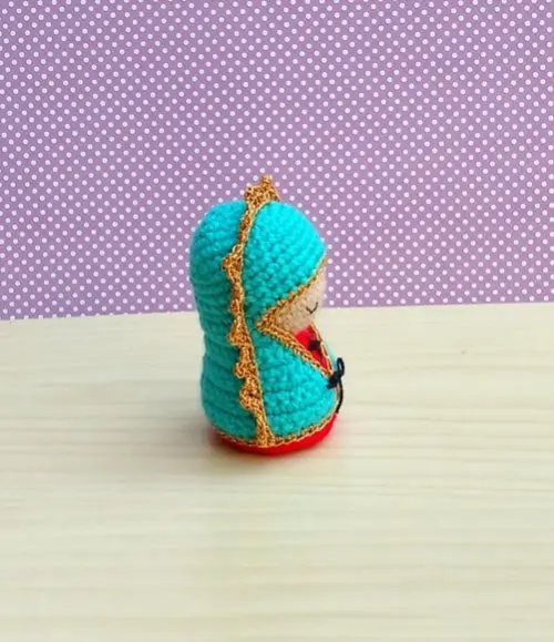 Mini Nossa Senhora de Guadalupe Amigurumi