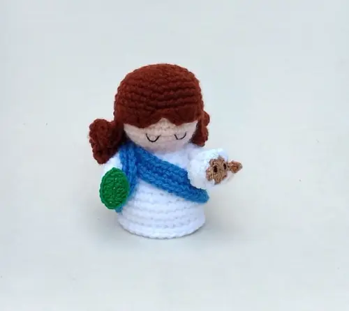 Mini Santa Inês Amigurumi