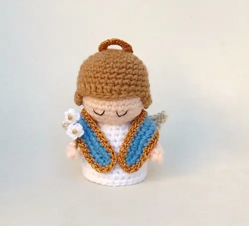Mini São Gabriel Arcanjo Amigurumi