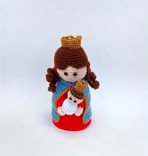 Nossa Senhora Auxiliadora Amigurumi