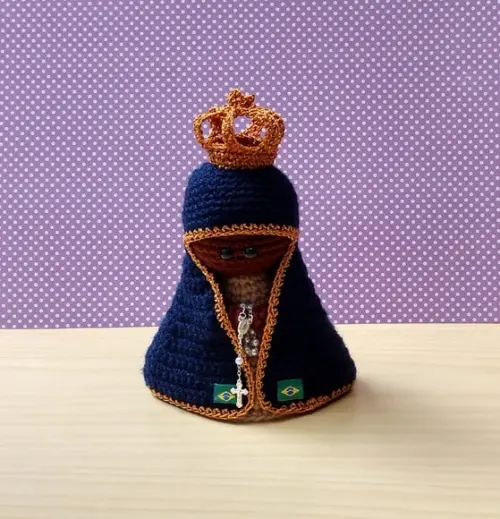 Nossa Senhora Aparecida Versão 2 Amigurumi