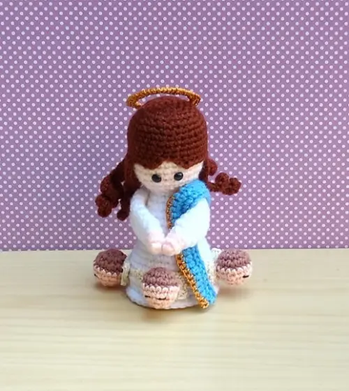 Nossa Senhora da Conceição (imaculada Conceição) Amigurumi