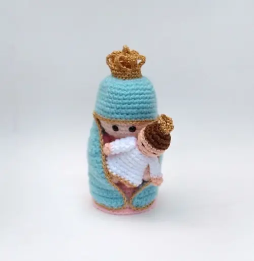 Nossa Senhora da Saúde Amigurumi