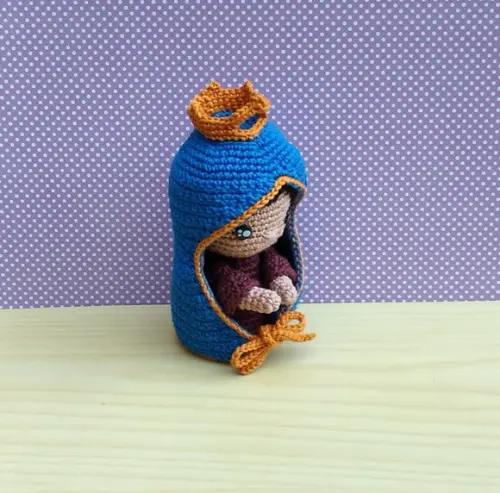 Nossa Senhorinha Aparecida Baby Amigurumi