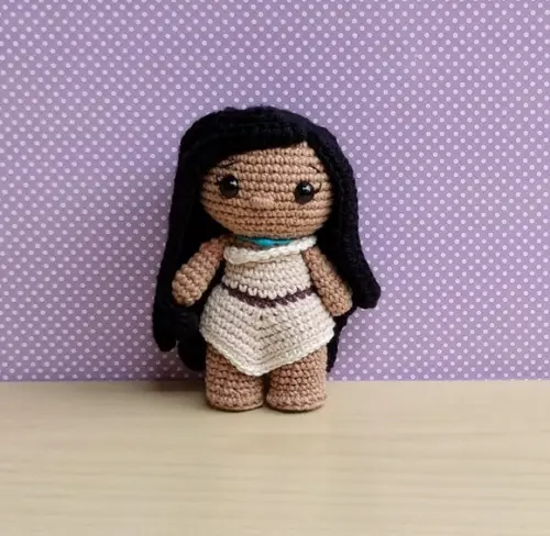 Pocahontas e Meeko (pocahontas) Amigurumi