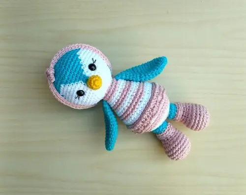 Pinguim Priscilla Amigurumi