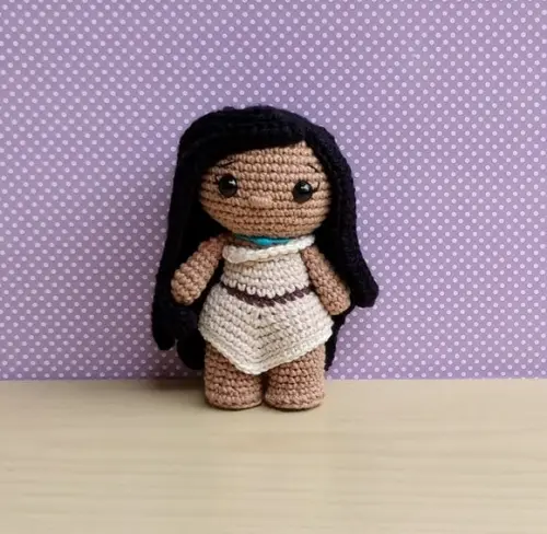 Pocahontas Amigurumi *pronta Entrega